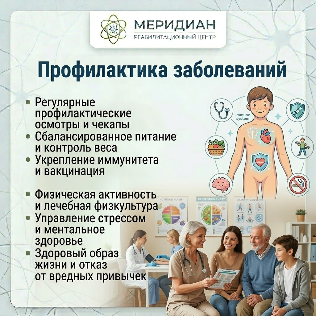 Профилактика заболеваний в Краснодаре — центр Меридиан Профилактика заболеваний в центре Меридиан Краснодар