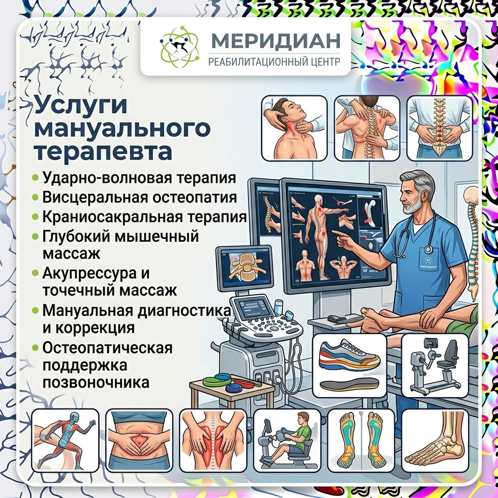 Мануальный терапевт в Краснодаре Мануальный терапевт в центре Меридиан
