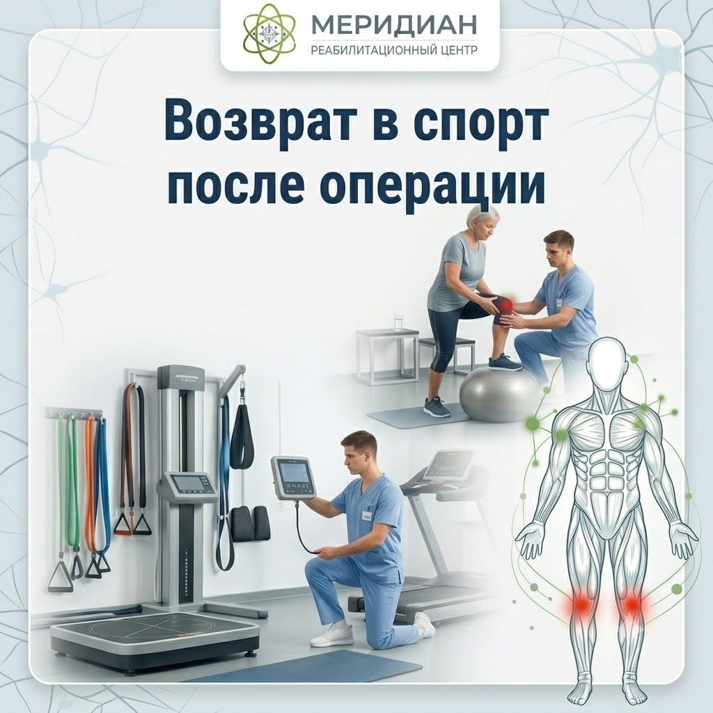 Возврат в спорт после операции в Краснодаре — центр Меридиан Возврат в спорт после операции в Краснодаре — центр Меридиан