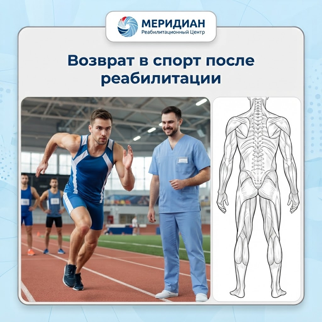 Возврат в спорт после реабилитации — центр Меридиан Возврат в спорт после реабилитации в центре Меридиан